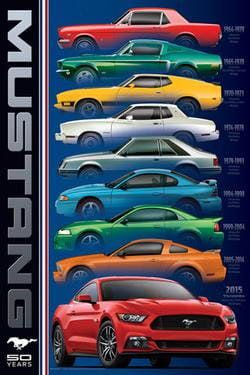 Mustang Body Evolution